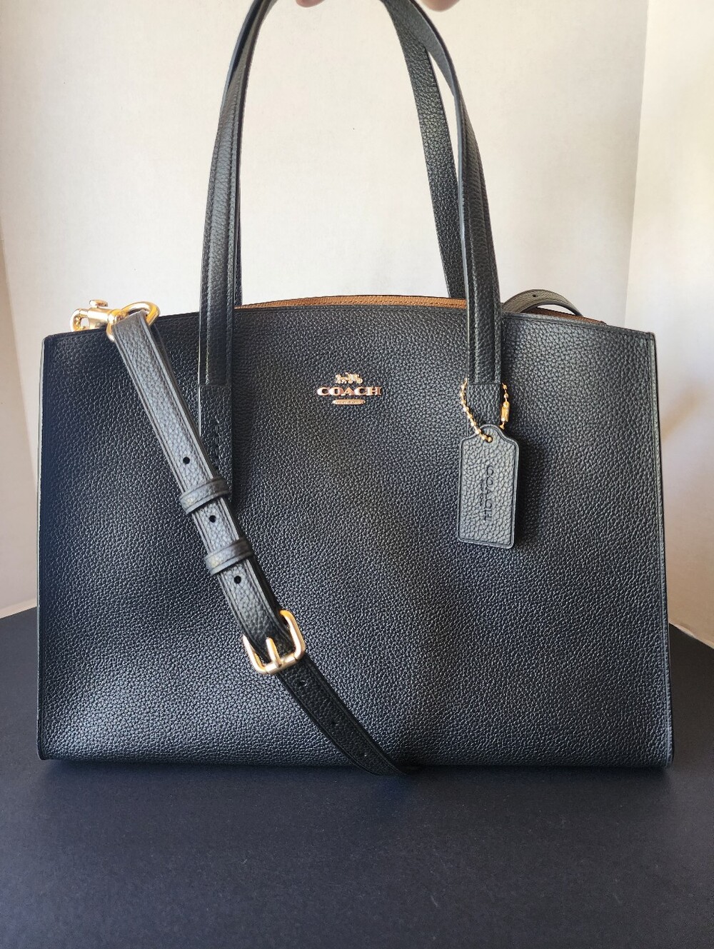 ✨️NWT✨️ Coach Charlie 2Way Carryall, Black, 2018, $395 MSRP - Picture 2 of 13